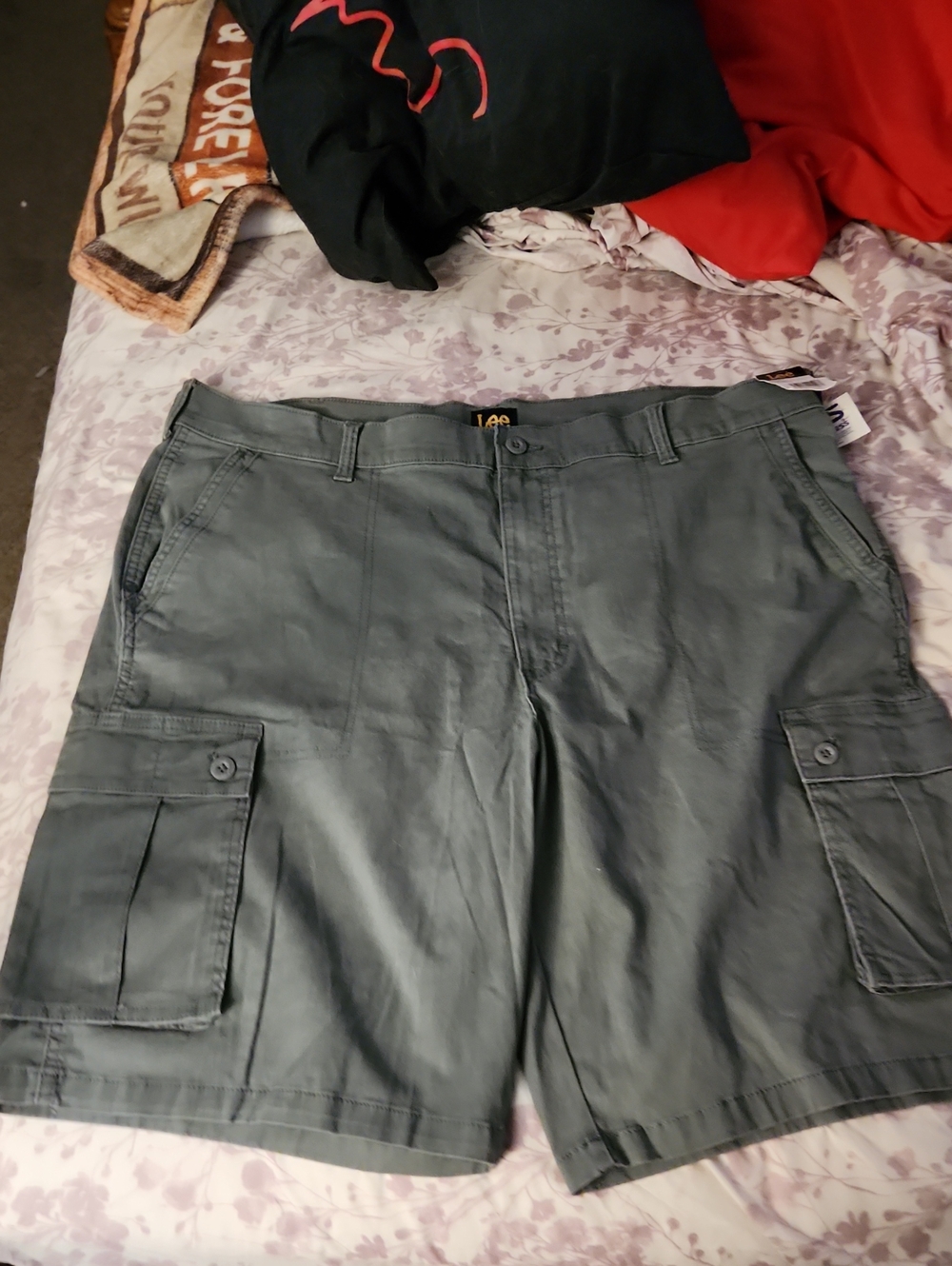 Lee Men's Cargo Shorts in Olive